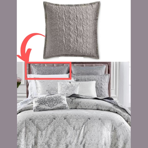 NWT [ 1 Euro ] Quilted Sham for Hotel Collection‎ Classic Embossed Jacquard - Picture 11 of 12